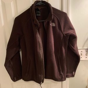 Brown north face jacket
